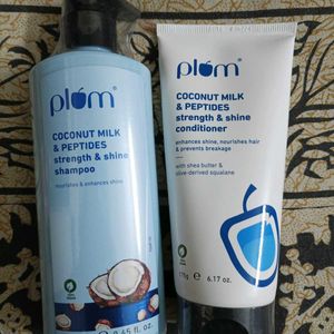 Plum Coconut Milk & Peptide Shampoo Conditioner