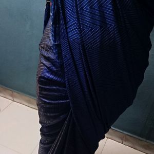 Navy Blue Saree It's New