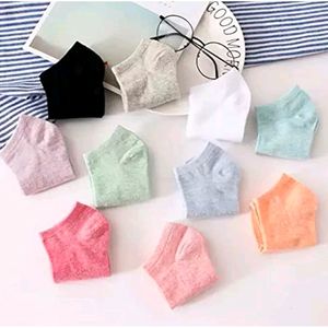 10 Pairs Of Unisex Women Men Kids Low Ankle Socks