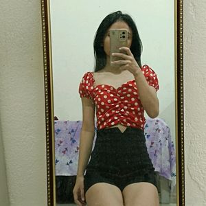 Red Polka Dot Top ❤️