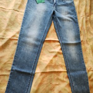 Benetton Women Jeans Tagged Waist Size 41 cm