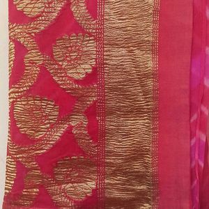 Red Festive Wear Saree