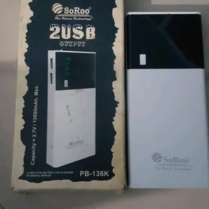 SoRoo Branded Power Bank with display (Seal packed