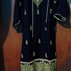 Black Gharara Suit