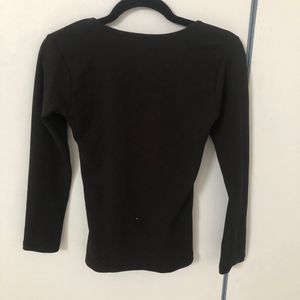 Black Top - Full Sleeve - Size XS