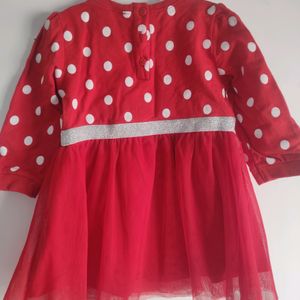 Babyhug Red Frock