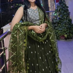 Green Lehenga 💚