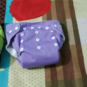 Reusable Diaper With Inserting Pad