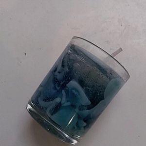 Cute Gel And Wax Mixed Homemade Candle