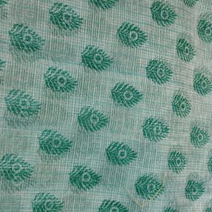 Green Kota Cotton Saree