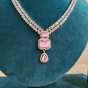 Pink AD Necklace