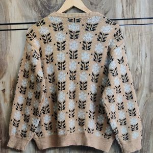 Light Brown Cardigan Size-42