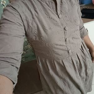 Super Grey Dress Just Once Used No Complaints