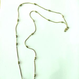 Golden Pendant And Chain Combo