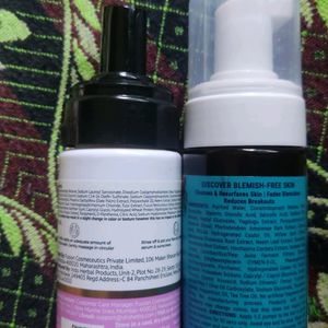 Pilgrim Face Wash +Dr Seth Empty Foaming Dispenser