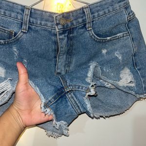 Denim Mini Shorts