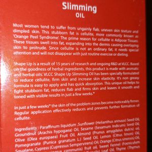 VLCC Natural Sciences Shape Up Slimming Oil