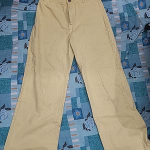 Trendy Yellow Denim Jeans