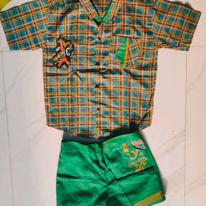 New Shirt- Shorts Set For Boys