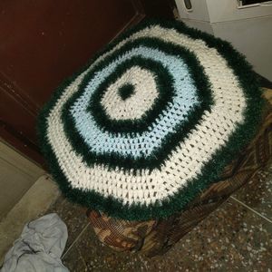 Handmade Wool Thali Cover Or Table Mat