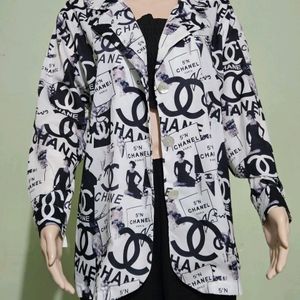 Channel Print Shirt