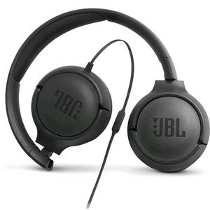 JBL TUNE 500 - Wired On-Ear Headphones - Black