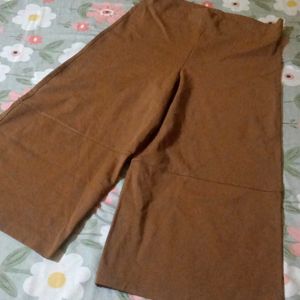 Brown Formal Flared Pant For Women