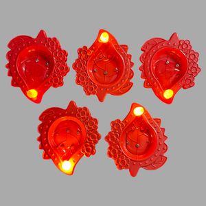 Led Water Sensor Leaf shape Diya For Festival