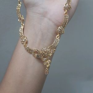 Gold-Toned Traditional Jewelry Set