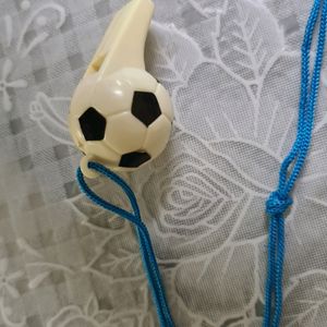 Football shaped mouth Whistle