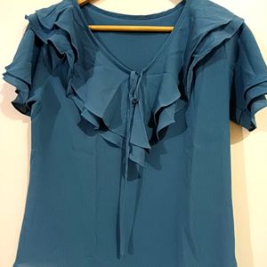 Fancy Chiffon Top For Girls