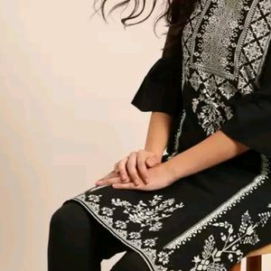 Black Kurta Set