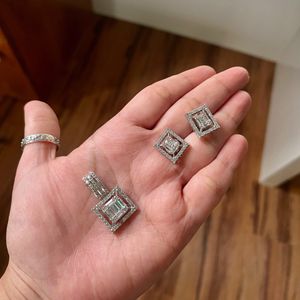 Silver Pendant Set