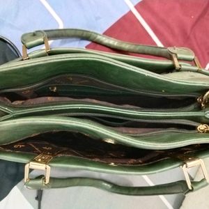 Women's Hand Bag (dark green)