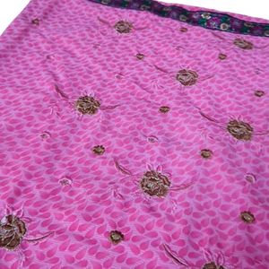 Beautiful Embroidary Saree 🩷