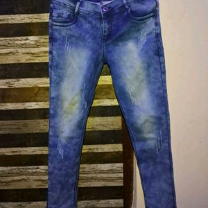 Blue Skin Fit Jeans