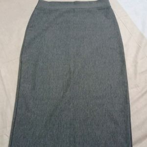 grey Pencil Skirt