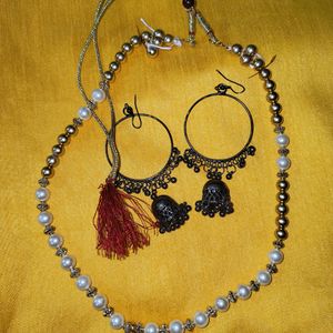 Beauty Combo Necklace And Earrings