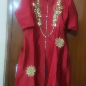 Sherwani Style Kurta Front Open