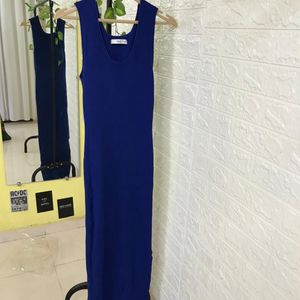 Mango Long Slit Dress