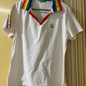 United Colours Of Benetton White Shirt