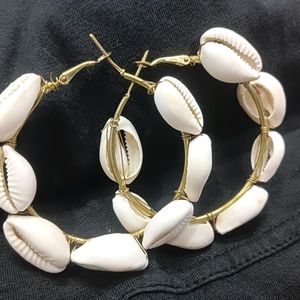 White And Black Earrings