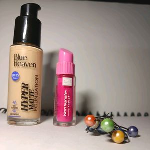 Blue Haven Foundation With Lipstick