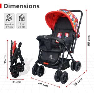 R For Rabbit Foldable Stroller With Mosquito Net