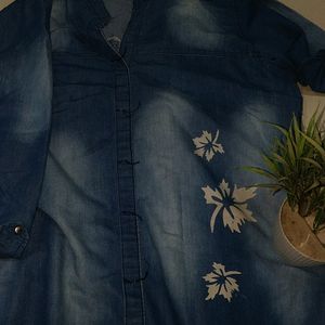 Vintage Denim XXL Kurti