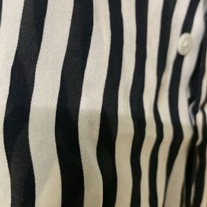 Black And White Strip Shirt