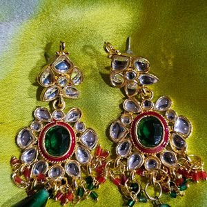 Full Kundan Earrings