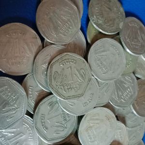 72 Pcs 1 Rs Old Coin 🪙