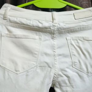 White DENIM JEANS for Women