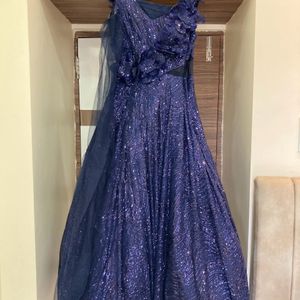 Cocktail Party Night Sequined Gown